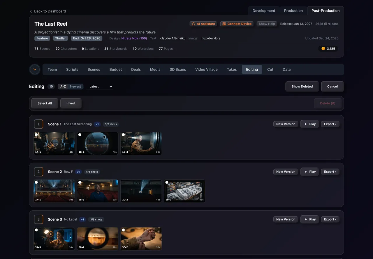 Editing & Timelines — screenshot 4 of 4