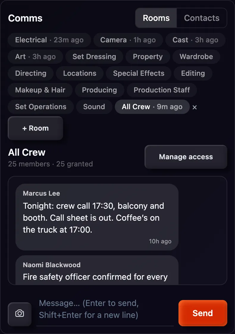 Live Dispatch & Crew Comms — screenshot 3 of 5